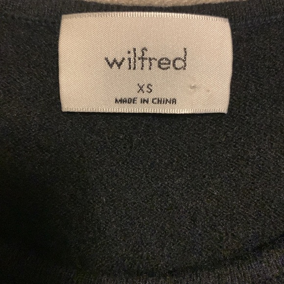 ARITZIA Wilfred Bambino Crewneck Sleeveless Sweater Black Size XS - Picture 6 of 10